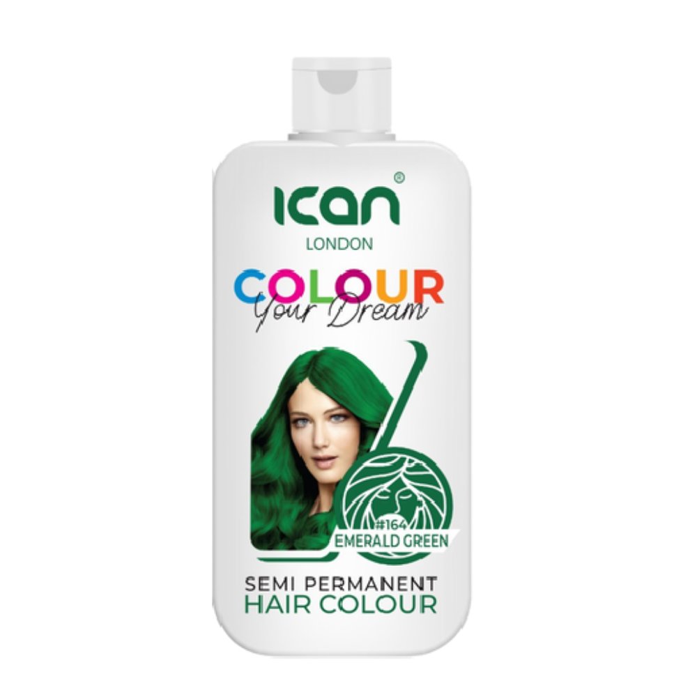 iCAN London Semi-Permanent Hair Colour – Emerald Green