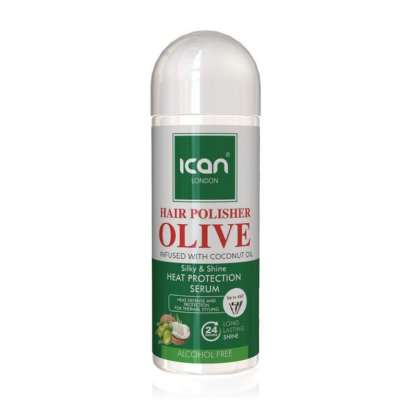 iCan London Olive Infused with Coconut Oil Smoothing Serum – Hair Polisher