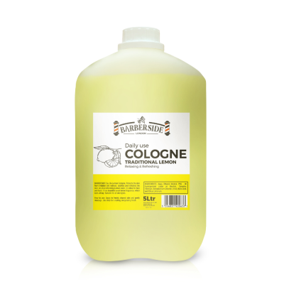 Barberside London Daily Use Cologne – Traditional Lemon 5 Litres
